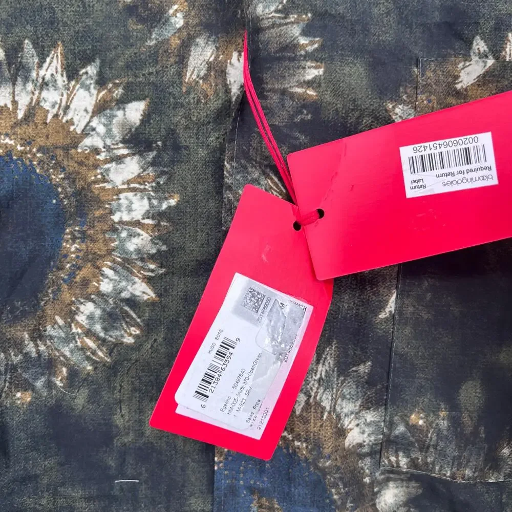 Hugo Boss Sunflower Shirt Mens Sz M